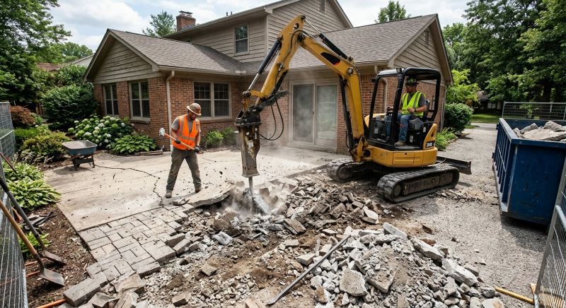 Concrete Patio Demolition in Sacramento, CA