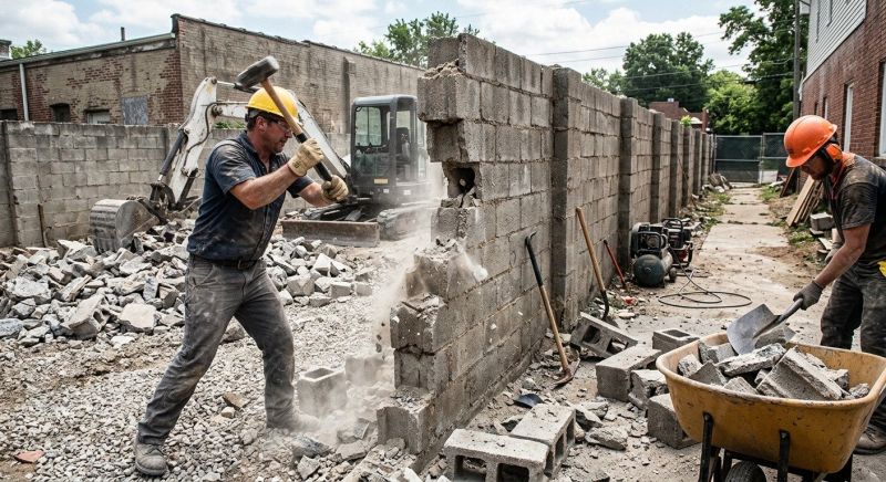 Concrete Wall Removal in Sacramento, CA