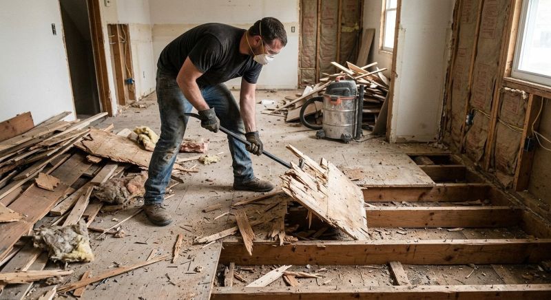 Subfloor Demolition in Sacramento, CA