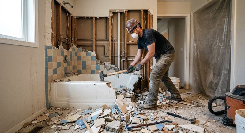 Bathtub Demolition in Frederick, MD