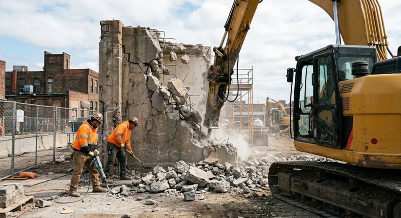 Block Wall Demolition in Sacramento, CA