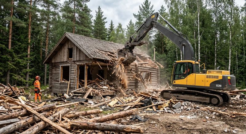 Cabin Demolition in Old Bridge, NJ