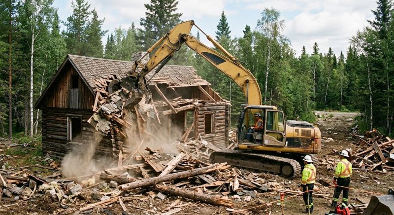 Cabin Demolition in Roseville, CA