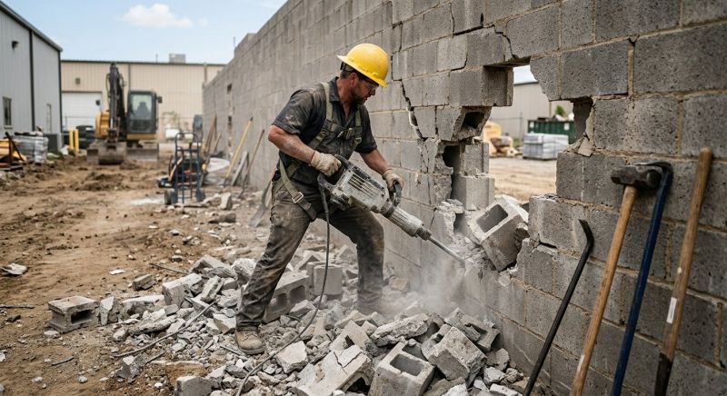 Cement Demolition in Bergen County, NJ