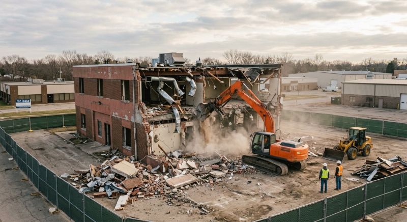 Commercial Property Demolition in Houston, TX