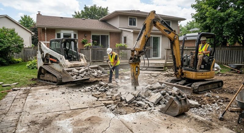 Concrete Pavement Demolition in Sacramento, CA