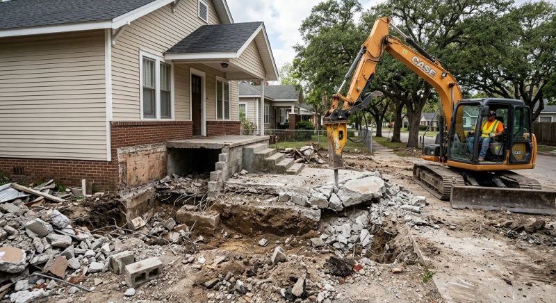 Concrete Porch Removal in Bergen County, NJ