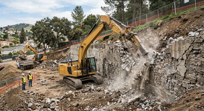 Concrete Wall Removal in Bergen County, NJ