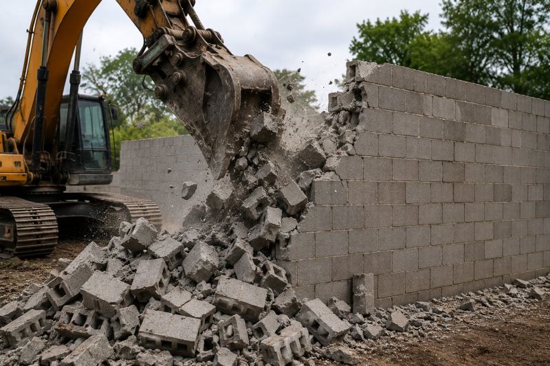 Concrete Wall Removal in Sacramento, CA