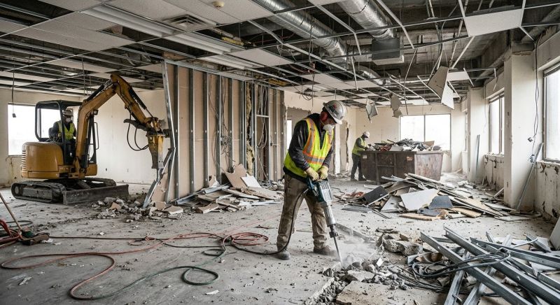Factory Demolition in Bergen County, NJ