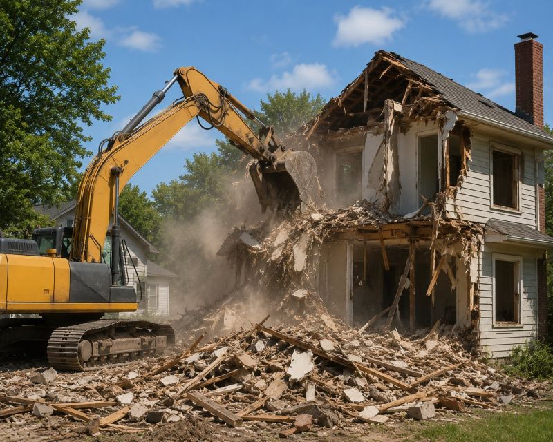 House Wrecking in Pearland, TX