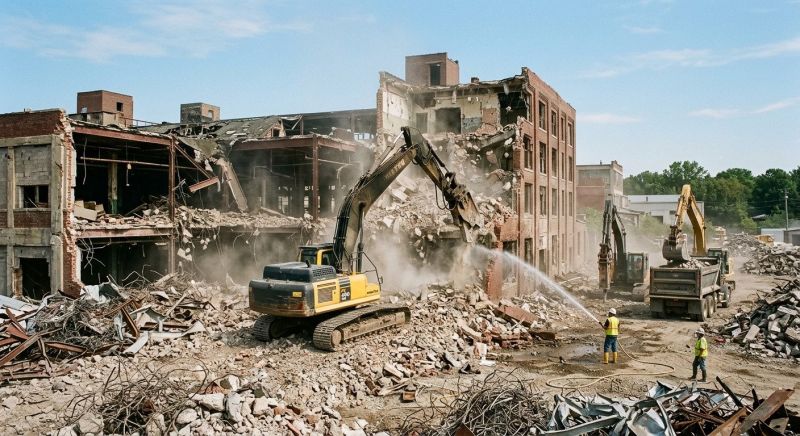 Industrial Demolition in Sacramento, CA