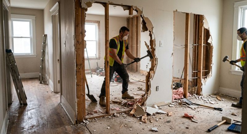 Interior Wall Demolition in Bergen County, NJ