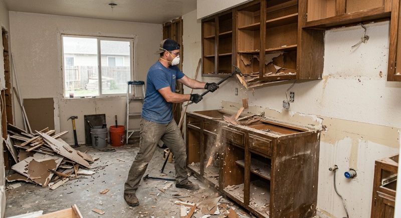 Kitchen Cabinet Demolition in Sacramento, CA