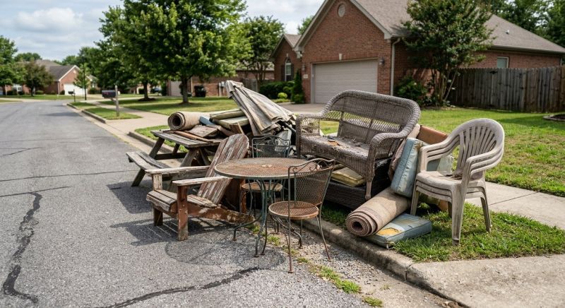Outdoor Furniture Disposal in Sacramento, CA