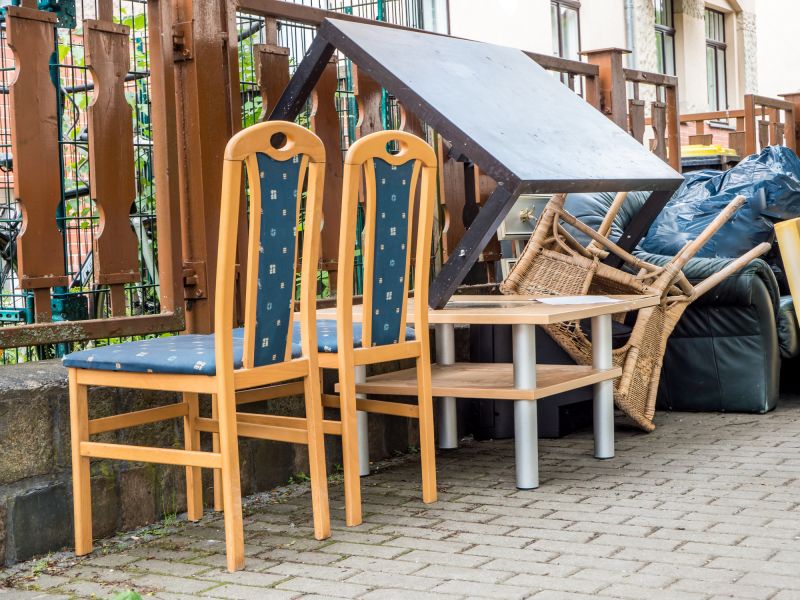 Outdoor Furniture Disposal in Roseville, CA