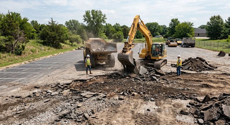 Parking Lot Removal in Bergen County, NJ