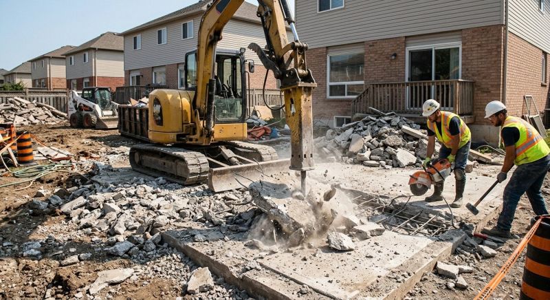 Patio Demolition Service in Sacramento, CA