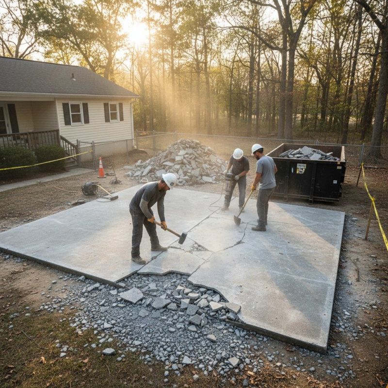 Patio Slab Demolition in Sacramento, CA