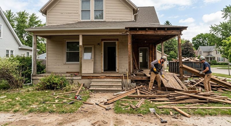 Porch Demolition in Bergen County, NJ