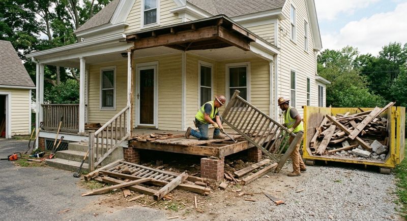 Porch Demolition in Sacramento, CA