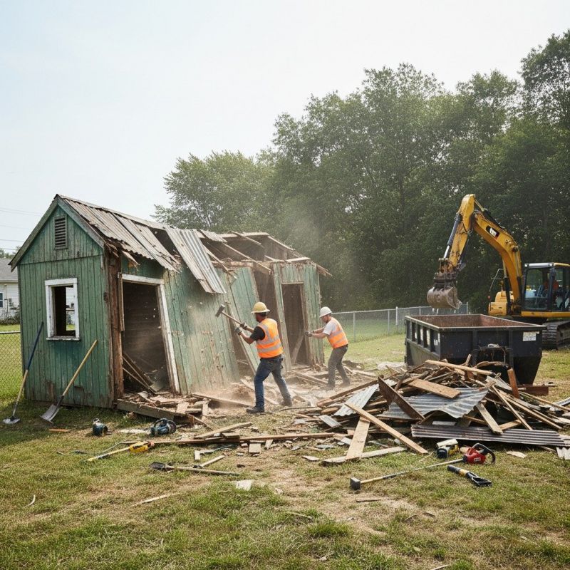Shed Demolition in Bergen County, NJ