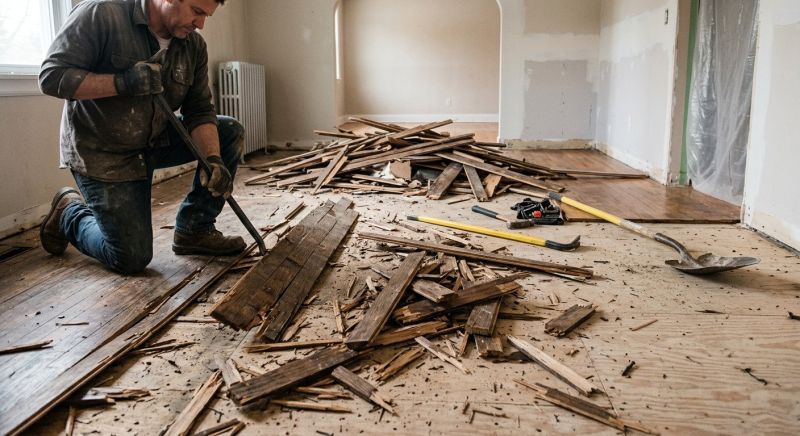 Subfloor Demolition in Sacramento, CA