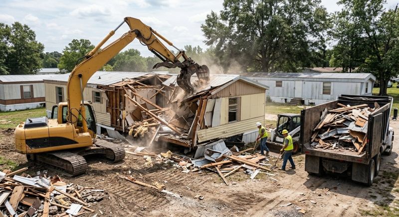 Trailer Home Demolition in Bergen County, NJ